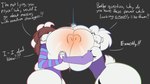 2024 anthro areola asriel_dreemurr_(god_form) big_breasts bovid breasts caprine crossgender duo english_text female fingers frisk_(robertge) frisk_(undertale) fur goat horn huge_breasts mammal nipples pink_areola pink_nipples robertge teeth text undertale undertale_(series) white_body white_fur