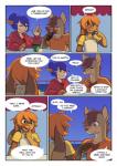 2015 anthro clothed clothing comic cute_fangs dialogue english_text female femboy fish hair hair_over_eye hi_res hyena lagomorph leilani_(shortwings) leporid male mammal marine martin_(shortwings) milo_(shortwings) one_eye_obstructed rabbit shark shortwings spotted_hyena text