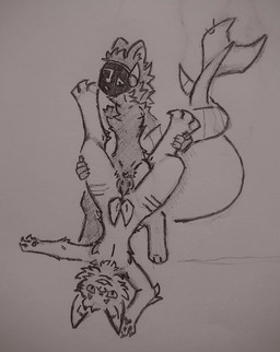 2_penises animal_genitalia animal_penis anthro claws dark_body dark_fur duo fur genitals gills happy hemipenes hook knot knotted_penis machine male male/male multi_genitalia multi_penis pawpads paws penis prosthetic prosthetic_leg prosthetic_limb shark_tail darthnear casualties:_unknown gunsaw aquatic chompy_(gunsawian) fish furred_shark gunsawian mammal mouse murid murine protogen rodent shark absurd_res hi_res