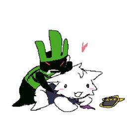 anthro canon_x_oc chibi duo female humping male male/female sex visor spookicookiebox forsaken_(roblox) roblox 1x1x1x1 1x1x1x1_(forsaken) spooki_(spookicookiebox) felid mammal robloxian 1:1 animated animated_gif colored short_playtime sketch