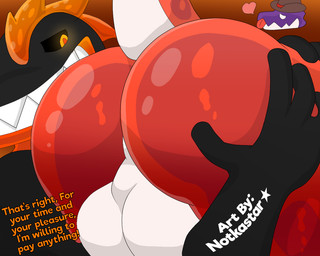 anthro balls butt candy dessert duo food genitals glowing glowing_eyes gummy_(food) heart_symbol male male/male smile teeth conditional_dnp notkastar glitch_productions mythology the_amazing_digital_circus jack_dragon_(notkastar) max_(tadc) crocodilian dragon food_creature gummy_creature living_candy mythological_creature mythological_scalie reptile scalie