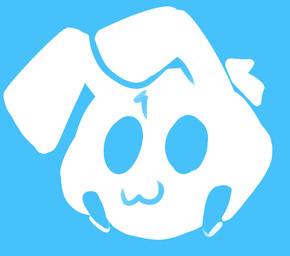 :3 ambiguous_anthro ambiguous_gender antennae_(anatomy) anthro logo mandibles simple_background smile solo soomir discord_(app) hectar_(soomir) arthropod bee hymenopteran insect blue_and_white monochrome restricted_palette