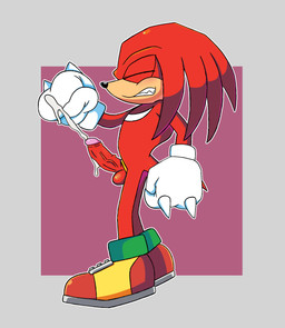 accessory anthro balls bodily_fluids clenched_teeth clothing cock_ring cum cumshot ejaculation erection eyes_closed genital_fluids genitals gloves handwear humanoid_genitalia humanoid_penis jewelry male penis penis_accessory penis_jewelry solo spiked_gloves spikes standing teeth vein veiny_penis silentmist sega sonic_the_hedgehog_(series) knuckles_the_echidna echidna mammal monotreme hi_res