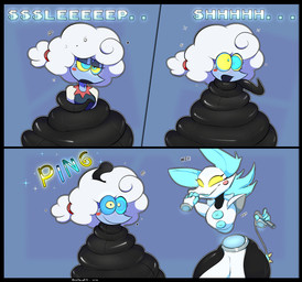 anthro apode black_body blue_background blue_body blue_hair clothed clothing coiling dialogue duo female female/female floating_hands hair hypnosis legless machine mind_control multicolored_body multicolored_eyes restrained ringed_eyes serpentine simple_background sound_effects split_form tail tail_coil text two_tone_body white_body yellow_eyes davidthewolfx10 deltarune undertale_(series) elnina_(deltarune) tasque_manager bovid caprine darkner draconcopode elemental_creature elemental_humanoid felid feline humanoid lamia mammal reptile robot scalie sheep snake 2025 absurd_res comic digital_media_(artwork) english_text hi_res signature