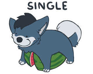 food fruit male melon plant simple_background solo watermelon white_background saintblue canid canine canis domestic_dog husky mammal nordic_sled_dog spitz 2010 5:4