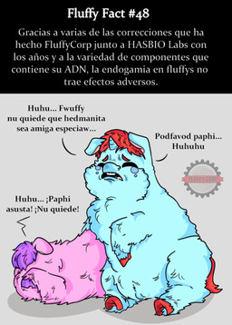 1_horn ambiguous_feral ambiguous_gender animal_genitalia baby_talk balls blue_body blue_fur blue_horn bodily_fluids covering covering_eyes covering_face crying dialogue duo eyebrows eyes_closed feral forced forced_partners fur genitals grey_background hair hooves horn male male_feral open_mouth pink_body pink_fur purple_hair purple_hooves red_eyebrows red_hair red_hooves red_tail sad sheath simple_background sitting tail tears teeth text young young_ambiguous young_feral lostdauphin fluffy_pony fluffy_pony_(species) mammal digital_media_(artwork) hi_res shaded spanish_text forced_incest_(lore) incest_(lore)