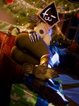 anthro areola big_breasts big_butt blurred_background boots breasts butt claws clothing comforting female footwear gloves glowing glowing_eyes hand_on_hip handwear holidays hood light looking_at_viewer lying moody night nipples on_side pussy_peek relaxing rim_light shoes solo thick_thighs avet3d christmas epic_games fortnite fortnite:_battle_royale raven_team_leader 3:4 3d_(artwork) absurd_res blender_(artwork) digital_media_(artwork) hi_res lighting