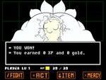 big_butt bodily_fluids butt cum flower gameplay_mechanics genital_fluids leaking leaking_anus leaking_cum lying male nude on_front petals plant rear_view solo text text_box thick_thighs white_body melomor undertale undertale_(series) flowey_the_flower elemental_creature elemental_humanoid flora_fauna flower_creature humanoid plant_humanoid 2023 4:3 absurd_res digital_media_(artwork) english_text hi_res pixel_(artwork)