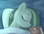 1trick 2016 book earth_pony equid equine eyes_closed female feral friendship_is_magic hair hasbro horse lying mammal marble_pie_(mlp) my_little_pony on_side pony sleeping solo