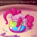 ball bodily_fluids confetti crying cutie_mark ellipsis eyebrows eyelashes eyes_closed female feral floppy_ears frown hair hooves inner_ear_fluff pink_hair ribbons sad shadow solo tears text tuft dsp2003 friendship_is_magic hasbro my_little_pony pinkie_pie_(mlp) earth_pony equid equine horse mammal pony 1:1 2018 english_text signature