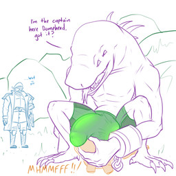 anthro balls big_balls big_bulge big_penis bulge bulge_on_face clothed clothing crouching detailed_bulge dominant genitals glowing grin hand_on_head huge_balls huge_bulge huge_penis larger_male male muffled penis presenting revealing_outfit seductive size_difference skimpy smile smothering smug solo spread_legs spreading squatting_pose stare suggestive teasing teasing_viewer tight_bulges tight_clothing tight_underwear underwear conditional_dnp samagthrav2 risk_of_rain acrid_(risk_of_rain) captain_(risk_of_rain) commando_(risk_of_rain) alien reptile scalie absurd_res hi_res