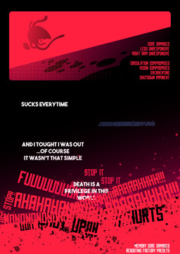 blood bodily_fluids dialogue gore organs text zero_pictured rem_phase 2026 absurd_res comic english_text hi_res