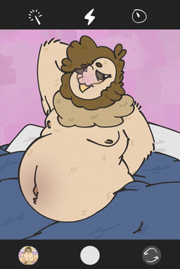 andromorph anthro bed blush brown_eyes camera_view furniture genitals intersex nude on_bed pregnant pregnant_andromorph pregnant_anthro pregnant_intersex presenting presenting_vulva solo spread_legs spreading under_covers vulva ettechouette nico_(ettechouette) avian barn_owl bird owl tyto tytonid absurd_res colored hi_res letterbox nonbinary_(lore)