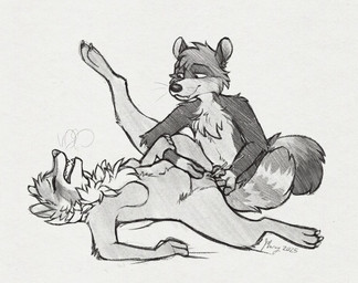 2_finger_fingering 3_toes 5_fingers anthro anthro_fingered anthro_fingering anthro_fingering_anthro anthro_on_anthro arm_grab arm_tuft bodily_fluids breasts breath butt cheek_tuft chest_tuft claws closed_smile countershade_face countershade_fur countershade_neck countershade_torso countershading duo ejaculation elbow_tuft eyebrows eyes_closed facial_tuft fangs featureless_breasts feet female female_anthro female_fingered fingering fingering_partner fingerless_(marking) fingerless_gloves_(marking) fingers fur fur_tuft genital_fluids genitals gloves_(marking) half-closed_eyes head_tuft hindpaw humanoid_hands looking_at_another looking_at_partner looking_pleasured lying male male/female male_anthro male_fingering male_fingering_female markings mouth_closed narrowed_eyes navel neck_tuft nude nude_anthro nude_female nude_male on_back one_fang open_mouth orgasm orgasm_face paws raised_leg ring_(marking) ringed_tail sex side_view simple_background small_breasts smile snaggle_tooth snout spread_legs spreading striped_markings striped_tail stripes tail tail_markings teeth toe_claws toes tuft vaginal vaginal_fingering vaginal_fluids vaginal_squirting vulva whiskers snowy18 rita_(urbansaint) snickers_(urbansaint) mammal procyonid raccoon 2025 dated digital_drawing_(artwork) digital_media_(artwork) greyscale hi_res monochrome signature sketch