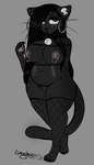 alternative_fashion anthro bell bell_collar big_breasts black_hair black_lipstick breasts claws clothing collar curvy_figure eyeliner eyeshadow facial_piercing female fishnet_clothing fishnet_legwear fishnet_topwear goth hair innie_vulva legwear leopard_spots lips lipstick long_hair makeup navel navel_piercing nipple_piercing nipple_ring nipples nose_piercing nostril_piercing piercing plump_labia pubes pussy ring_piercing slightly_chubby snaggle_tooth solo spots teats thick_bottom_lip topwear vulva whiskers wide_hips cumcadaver mara_rossi felid mammal pantherine absurd_res hi_res