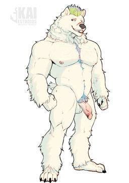anthro male solo kai_shitsumon bear mammal polar_bear ursine absurd_res hi_res