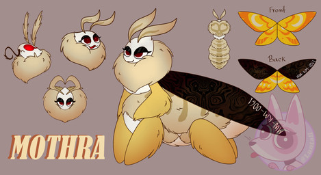 2_antennae 4_legs 4_wings antennae_(anatomy) arthropod_abdomen black_eyelids black_wings eyelashes female female_taur fluffy fluffy_body folded_wings fur insect_wings jagged_mouth lepidopteran_wings logo monotone_background multi_wing multicolored_wings narrowed_eyes purple_background quadruped red_eyes ruff simple_background solo spread_wings standing text toony white_head wings yellow_antennae yellow_body yellow_fur yellow_wings luntali999 mortha_(luntali999) arthropod insect lepidopteran moth taur 2026 artist_logo character_name digital_media_(artwork) hi_res shaded