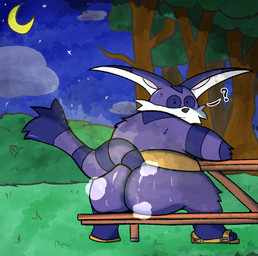 anthro bodily_fluids butt clothed clothing looking_at_viewer male outside partially_clothed sitting solo sweat sweatdrop sweaty_butt sebboh sega sonic_the_hedgehog_(series) big_the_cat felid mammal