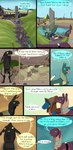 absurd_res arthropod beetle comic desert dinosaur dragon dragonscape drekir dripping dromaeosaurid dwight_(thepatchedragon) english_text female feral forl forl_(thepatchedragon) group herding hi_res insect male melee_weapon mythological_creature mythological_scalie mythology oli_(thepatchedragon) polearm post-apocalyptic reptile ruins scalie shepherd spear text thepatchedragon theropod town tribal tribal_clothing village weapon