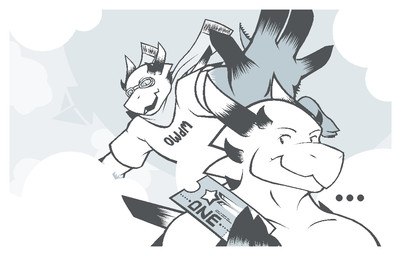 anthro clothing duo eyewear male scarf ticket greenendorf greening mythology voln dragon mythological_creature mythological_scalie scalie monochrome