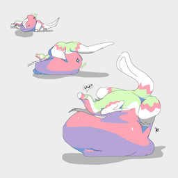 anthro belly big_belly bucket container huge_belly hyper hyper_belly inflation male simple_background solo text white_background 80sarchosaur dinosaur prehistoric_species reptile scalie 1:1 2021 absurd_res hi_res
