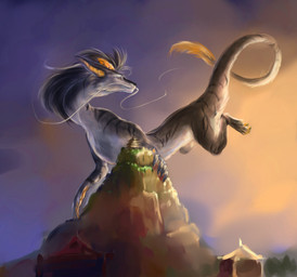 black_hair claws dracocide ears_back facial_hair feral fluffy fur grey_body grey_fur hair horn male mustache paws pivoted_ears scenery solo stripes tail yellow_eyes marik45 mythology dragon eastern_dragon mythological_creature mythological_scalie scalie hi_res