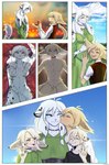 anthro biped family female fur gesture group hair hand_gesture kissing kissing_cheek male male/female pregnant tan_body tan_fur tan_hair v_sign white_body white_fur white_hair twokinds amelia_(twokinds) keith_keiser basitin felid keidran mammal pantherine snow_leopard 2022 comic digital_media_(artwork) hi_res father_(lore) mother_(lore) parent_(lore) son_(lore)