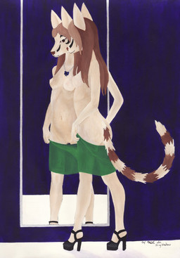 anthro areola breasts butt feline female hair high_heels jewelry mammal mirror navel nipples nude pendant pussy ringshadow ringtail ringtailed_cat solo traditional_media_(artwork) undressing
Rating: Explicit
Score: 4
User: Aggy
Date: February 21, 2015 anthro areola breasts butt feline female hair high_heels jewelry mammal mirror navel nipples nude pendant pussy ringshadow ringtail ringtailed_cat solo traditional_media_(artwork) undressing
Rating: Explicit
Score: 4
User: Aggy
Date: February 21, 2015