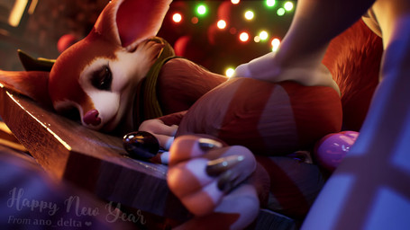 anal anal_fluids anal_penetration animal_genitalia animal_penis anthro anus big_ears big_tail bodily_fluids brown_body brown_fur buttplug canine_genitalia canine_penis cape christmas_decorations christmas_lights christmas_tree claws clothing duo feet female female_penetrated fur furniture genitals grey_body grey_fur holding_butt holding_buttplug holding_object holding_sex_toy holidays inside knot knotted_penis leg_grab looking_back looking_pleasured lube lube_in_ass lying male male/female male_penetrating male_penetrating_female multicolored_body multicolored_fur on_side on_table penetration penile penile_penetration penis penis_in_ass pink_nose plant plug_(sex_toy) sex sex_toy squish table tail thick_thighs thigh_grab thigh_squish tree vulva wet white_body white_fur ano_delta christmas dota new_year valve dennis_(calixto) hoodwink_(dota) canid canine canis mammal rodent sciurid tree_squirrel wolf 3d_(artwork) 3d_animation animated digital_media_(artwork) hi_res loop no_sound short_playtime unreal_engine_(artwork) webm