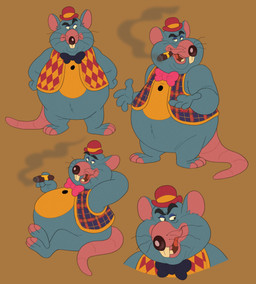 anthro belly big_belly bow_tie clothing hat headgear headwear male mascot open_mouth overweight overweight_male simple_background smoking solo pocketbutch chuck_e._cheese's_pizzeria pizza_time_theatre pizza_time_theatre_incorporated charles_entertainment_cheese mammal mouse murid murine rodent 2025 hi_res