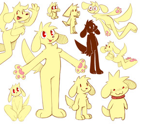 anthro featureless_crotch fur hair male nude pawpads simple_background smile solo style_emulation style_swap tail tuft conditional_dnp joxh sol_(joxh) bird_dog canid canine canis domestic_dog golden_retriever hunting_dog mammal retriever digital_media_(artwork) guide_lines hatching_(art) hi_res shaded sketch sketch_page