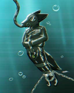 anthro arms_tied ask_blog asphyxiation barcode bdsm bdsm_gear bdsm_suit blindfold bodysuit bondage bondage_gear bound breath_play bubble chain chastity_bulge chastity_device clothing collar cuff_(restraint) erotic_asphyxiation female gas_mask handcuffs latex latex_clothing latex_skinsuit lock lock_bulge lock_symbol mask metal_cuffs prison prisoner restraints shackles skinsuit solo straitjacket tight_clothing underwater water furry_jdm canid canine fox mammal
