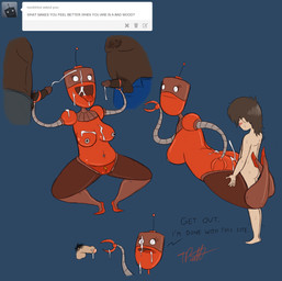 breasts claws crossgender cum cum_in_ass cum_in_mouth cum_inside cum_on_face double_handjob english_text female handjob human machine male mammal mechanical penis pussy robot technophilia text timoteihiv tongue tumblr tumblrbot uncut
Rating: Explicit
Score: 1
User: Juni221
Date: November 22, 2013