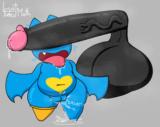 anthro balls big_balls big_penis bodily_fluids disembodied_penis ejaculation erection exclamation_point female genital_fluids genitals huge_balls huge_penis hyper hyper_balls hyper_genitalia hyper_penis loli male navel nude onomatopoeia open_mouth pegleg penis penis_covering_eyes precum solo sound_effects text these_aren't_my_glasses thick_thighs tongue tongue_out vaginal_fluids vaginal_squirting vulva wide_hips young young_anthro young_female lustfueledmoth cartoon_network mao_mao:_heroes_of_pure_heart adorabat bat mammal english_text hi_res