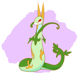 abstract_background ambiguous_feral ambiguous_gender apode feral green_body leaf legless markings multicolored_body multicolored_skin pupils purple_background red_eyes serpentine simple_background slit_pupils snout solo two_tone_body two_tone_skin white_background white_sclera yellow_ears momensarada nintendo pokemon generation_5_pokemon pokemon_(species) serperior 2022 absurd_res colored full-length_portrait hi_res portrait