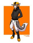 anthro briefs bulge clothing drawyourfursona ear_piercing fur hoodie hoodie/briefs_meme male piercing simple_background solo standing topwear underwear white_body white_fur chozogoat burgus_(chozogoat) bovid caprine goat mammal absurd_res hi_res