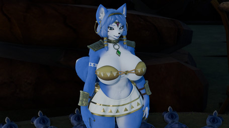 anthro big_breasts blue_body blue_fur blue_hair breasts clothed clothing curvy_figure ear_piercing ear_ring female fur group hair huge_thighs kneeling kneeling_on_ground male piercing ring_piercing solo thick_thighs tribal tribal_clothing voluptuous white_body white_fur worship ryantheavian dogzeela_(modeler) blue_sky_studios ice_age_(series) nintendo star_fox krystal_(star_fox) canid canine fox ground_sloth mammal mini-sloths_(ice_age) pilosan prehistoric_species sloth xenarthran 16:9 3d_(artwork) blender_(artwork) digital_media_(artwork) hi_res widescreen