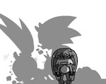 anthro caught_in_the_act cuckold female group hair heart_symbol male male/female moan ponytail sad shadow simple_background tongue tongue_out trio anonymous_artist idw_publishing sega sonic_the_hedgehog_(comics) sonic_the_hedgehog_(idw) sonic_the_hedgehog_(series) kitsunami_the_fennec sonic_the_hedgehog surge_the_tenrec afrosoricid canid canine eulipotyphlan fennec_fox fox hedgehog mammal tenrec true_fox hi_res monochrome