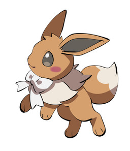 blush blush_stickers bow_ribbon brown_body brown_ears brown_fur brown_tail dipstick_tail female feral fur grey_eyes grey_inner_ear markings multicolored_body multicolored_fur neck_tuft paws side_view simple_background smile solo tail tail_markings tan_body tan_fur tuft two_tone_body two_tone_fur white_background nullma nintendo pokemon eevee generation_1_pokemon mammal pokemon_(species) 2025 digital_media_(artwork)