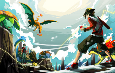 ambiguous_gender battle bipedal blastoise charizard digital_painting_(artwork) electricity feral final_boss fire flying gold_(pokémon) group human lapras male mammal mountain nintendo outside pikachu pokéball pokémon quadruped red_(pokémon) scalie serain snorlax snow standing typhlosion venusaur video_games
Rating: Safe
Score: 12
User: EmperorLelouch
Date: October 30, 2011 ambiguous_gender battle bipedal blastoise charizard digital_painting_(artwork) electricity feral final_boss fire flying gold_(pokémon) group human lapras male mammal mountain nintendo outside pikachu pokéball pokémon quadruped red_(pokémon) scalie serain snorlax snow standing typhlosion venusaur video_games
Rating: Safe
Score: 12
User: EmperorLelouch
Date: October 30, 2011