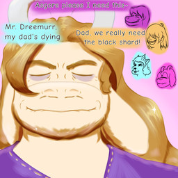 age_difference anthro blonde_hair blush clothed clothing eye_bags facial_hair group hair horn male mature_male older_male overweight simple_background text pulim-v deltarune ishowspeed my_mom_is_kinda_homeless undertale_(series) asgore_dreemurr kris_dreemurr noelle_holiday ralsei susie_(deltarune) boss_monster_(undertale) human mammal 1:1 absurd_res english_text hi_res meme portrait