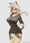 anthro big_breasts biped black_body black_clothing black_eyebrows black_eyes black_fur black_shirt black_tail black_topwear blue_sclera blush blush_lines breasts clothed clothed_anthro clothed_female clothing collar collarbone eyebrow_through_hair eyebrows eyelashes fangs female female_anthro fur hair hands_behind_back heterochromatic_scleras inner_ear_fluff long_hair looking_at_viewer multicolored_body multicolored_fur multicolored_hair multicolored_tail open_mouth orange_body orange_ears orange_fur orange_hair orange_tail panties pantsless pantsless_anthro pantsless_female pink_nose pointy_ears prick_ears purple_clothing purple_panties purple_underwear red_collar red_tongue shirt solo standing tail tan_sclera teeth tongue topwear translucent translucent_hair tuft two_tone_hair underwear white_body white_ears white_fur white_hair white_inner_ear_fluff white_tail josexo4k microsoft minecraft mojang xbox_game_studios calico_cat calico_cat_(minecraft) cat_(minecraft) domestic_cat felid feline felis mammal 2024 absurd_res hi_res portrait signature three-quarter_portrait