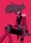 anthro clothed clothing do_not_distribute male multi_eye sharp_teeth solo teeth enaic31 hazbin_hotel arackniss_(vivzmind) arachnid arthropod demon spider absurd_res hi_res