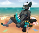 4_toes 5_fingers abs amber_eyes animal_genitalia animal_penis anthro anthro_pred antlers beach beach_towel beach_umbrella big_breasts black_body black_fur blue_handpads blue_nipples blue_nose blue_pawpads blue_penis blue_tongue bodily_fluids breasts brown_body brown_fur canine_genitalia canine_penis claws countershade_torso countershading cum digitigrade dipstick_tail ejaculation extreme_size_difference feet feet_first female female_anthro fingers foot_fetish fur genital_fluids genitals gentle_giant green_body green_skin group hair hooves horn inner_ear_fluff knot larger_male licking macro male male/female markings navel nipples on_tongue oral oral_vore orange_hair orange_inner_ear_fluff parasol partially_inside pawpads paws penile penis penis_lick penis_worship pupils red_pupils sand scut_tail sea sex sheath short_tail size_difference smaller_female tail tail_markings toes tongue tongue_out towel tuft vore water white_body white_fur white_hair yellow_claws chewyennui arya_(xanedis) jax_(xanedis) nova_(xanedis) xanedis_(xanedis) canid canine deer fennec_fox fox kobold mammal new_world_deer reindeer scalie true_fox absurd_res hi_res