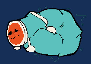 :3 ambiguous_gender ambiguous_pred ass_up belly belly_bed belly_on_ground big_belly black_eyes black_outline bloated blush blush_lines bodily_fluids cheek_blush closed_smile drooling drum empty_eyes feet fully_inside huge_belly lying lying_on_ground motion_lines mouth_closed multicolored_body musical_instrument narrowed_eyes nose_blush not_furry object_pred on_front on_ground orange_body orange_face outline percussion_instrument quadruped resting_on_belly rumbling_stomach saliva satisfied side_view simple_background size_difference smaller_pred smile soft_vore solo taiko_drum teal_belly teal_body transparent_background unseen_prey vore white_arms white_feet white_hands white_legs meatcanister taiko_no_tatsujin don_wada animate_inanimate living_musical_instrument 2026 alpha_channel digital_media_(artwork) english_description full-length_portrait pixel_(artwork) portrait male_(lore)
