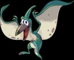 ambiguous_gender beak feral looking_at_viewer open_beak open_mouth solo toony wings unknown_artist club_penguin prehistoric_species pteranodon pteranodontid pterosaur reptile scalie alpha_channel full-length_portrait official_art portrait