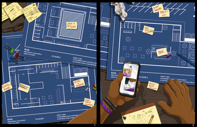 69_(number) address anthro blueprint bottomwear brown_body brown_fur clothing creating_art crumpled_paper curled_tail desk electronics first_person_view fur furniture genital_piercing genitals humanoid_genitalia humanoid_penis looking_at_cellphone looking_at_object looking_at_phone male mechanical_pencil mostly_offscreen_character pencil_(object) penis penis_piercing penis_poking_out penis_through_leghole phone phone_number phone_screen piercing pink_bottomwear pink_clothing planning post-it_note prince_albert_piercing profanity red_penis sending_nudes sexting shorts sketchpad_(object) solo table tail tan_body tan_fur text texting thumb_tack white_bottomwear white_clothing white_shorts wristband jackaloo fletcher_collins river_lakes canid canine canis domestic_dog mammal 2025 comic digital_drawing_(artwork) digital_media_(artwork) english_text hi_res