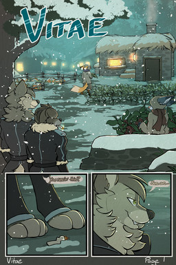 anthro clothed clothing dialogue female fur group hair male text howlart terra_cruxis aleks_(howlart) crissi_(howlart) merri_(howlart) vitae_(howlart) canid canine canis domestic_dog mammal comic digital_media_(artwork) english_text hi_res