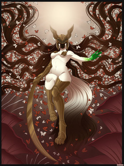 4_toes 5_fingers anthro armor biped breasts brown_hair brown_tail claws feet female finger_claws fingers front_view fur hair headgear headgear_only helmet helmet_only holding_melee_weapon holding_object holding_sword holding_weapon long_hair looking_at_viewer melee_weapon prosthetic prosthetic_arm prosthetic_leg prosthetic_limb solo sword tail toe_claws toes weapon white_body white_fur wings chaiteakitten elden_ring fromsoftware malenia_(elden_ring) canid canine mammal 2025 absurd_res digital_drawing_(artwork) digital_media_(artwork) hi_res