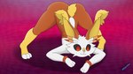 anthro ass_up jack-o'_pose male pose solo whygenamoon nintendo pokemon generation_4_pokemon generation_8_pokemon lopunny pokemon_(species) scorbunny 16:9 absurd_res hi_res widescreen